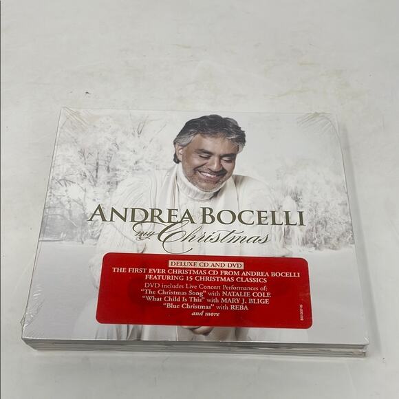 NIP Andrea Bocelli Christmas CD/DVD set - Picture 1 of 4